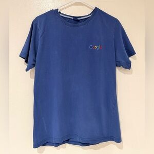 Google Logo Blue 100% Cotton Tee size L